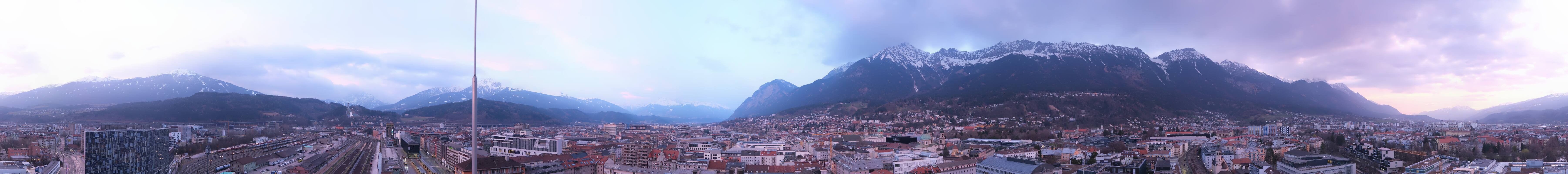 Archiv Foto Webcam Panoramablick - Innsbruck