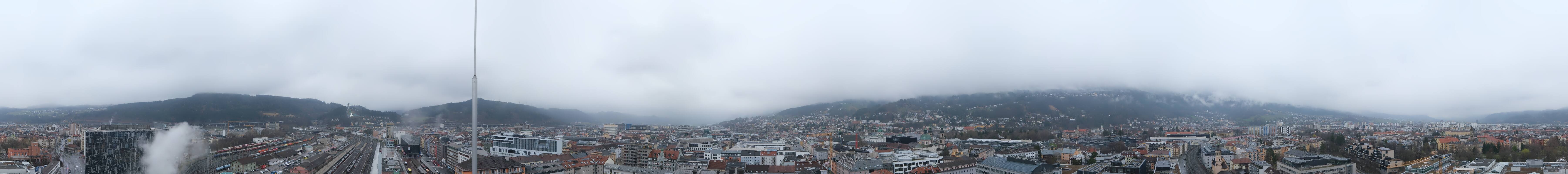Archiv Foto Webcam Panoramablick - Innsbruck