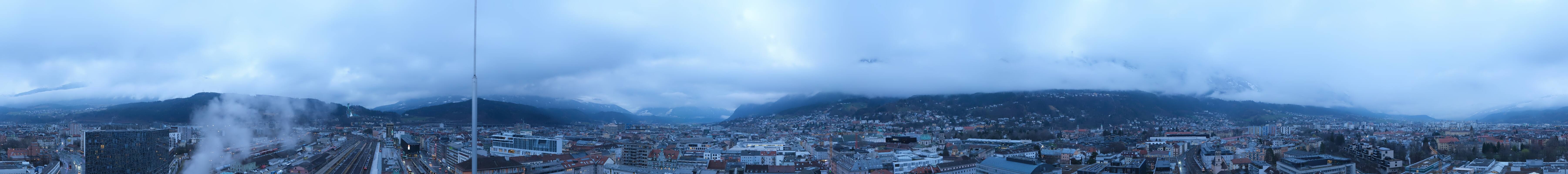 Archiv Foto Webcam Panoramablick - Innsbruck