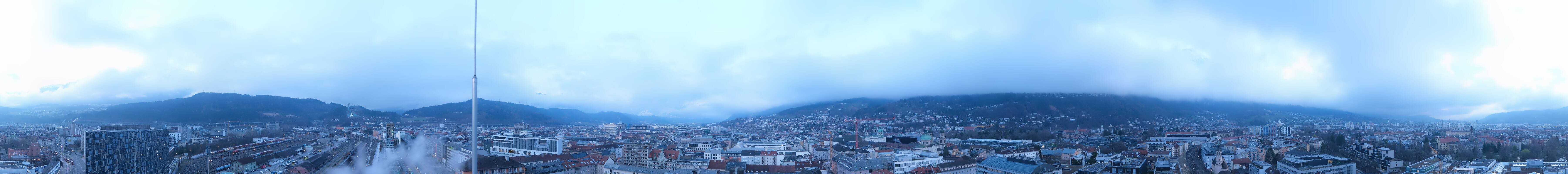 Archiv Foto Webcam Panoramablick - Innsbruck