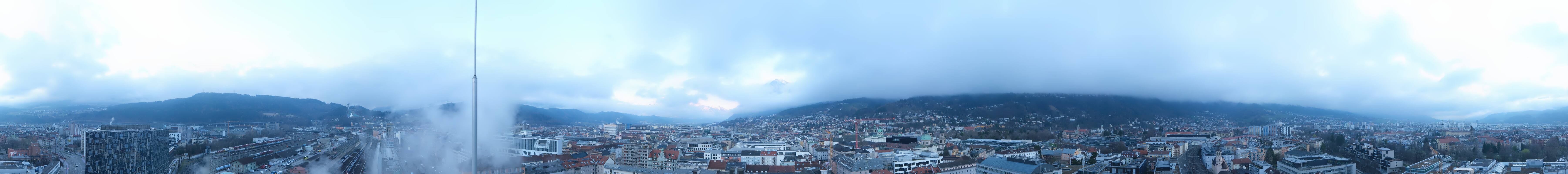 Archiv Foto Webcam Panoramablick - Innsbruck