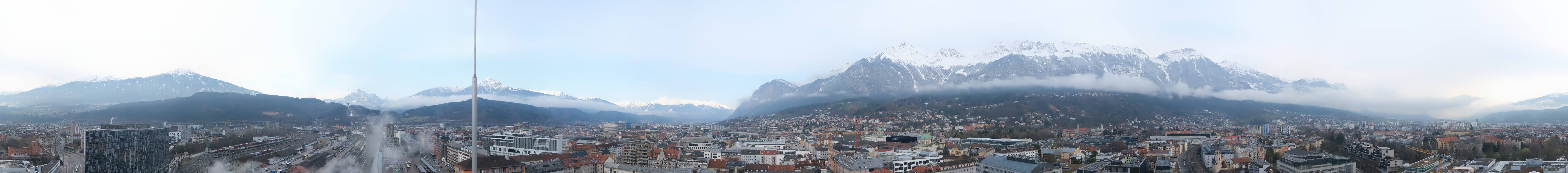 Archiv Foto Webcam Panoramablick - Innsbruck