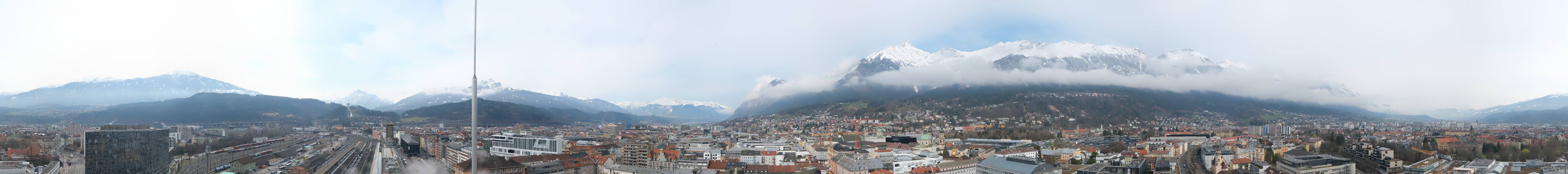 Archiv Foto Webcam Panoramablick - Innsbruck