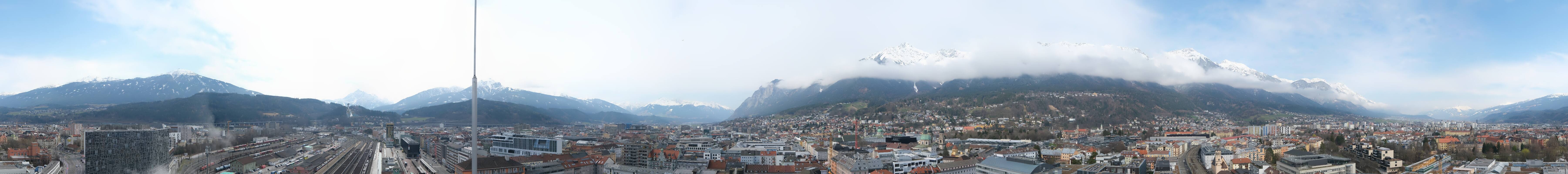 Archiv Foto Webcam Panoramablick - Innsbruck