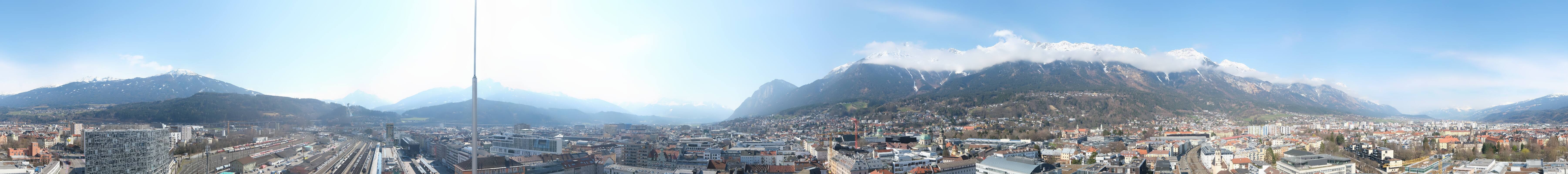 Archiv Foto Webcam Panoramablick - Innsbruck