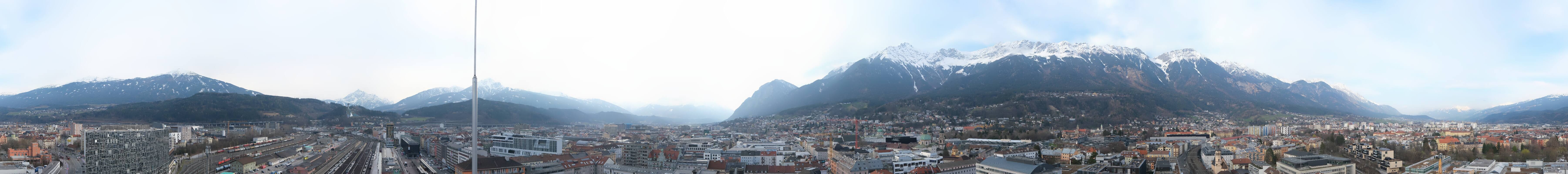 Archiv Foto Webcam Panoramablick - Innsbruck