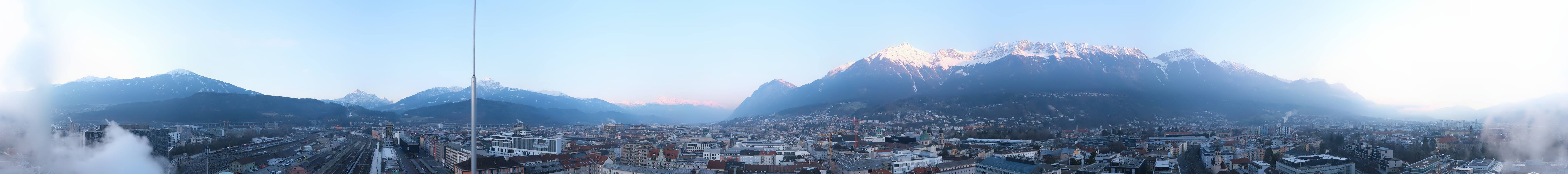 Archiv Foto Webcam Panoramablick - Innsbruck