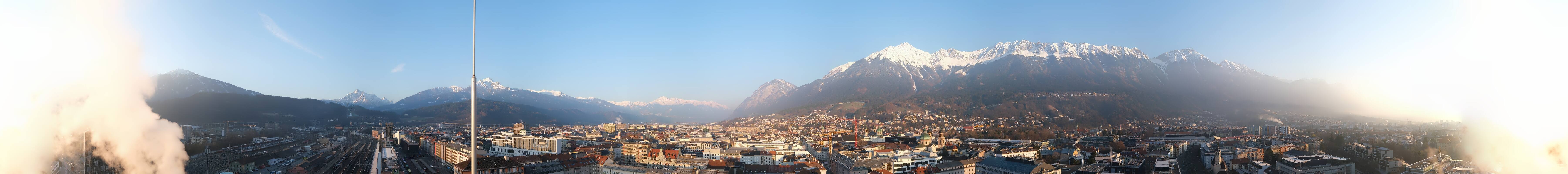 Archiv Foto Webcam Panoramablick - Innsbruck