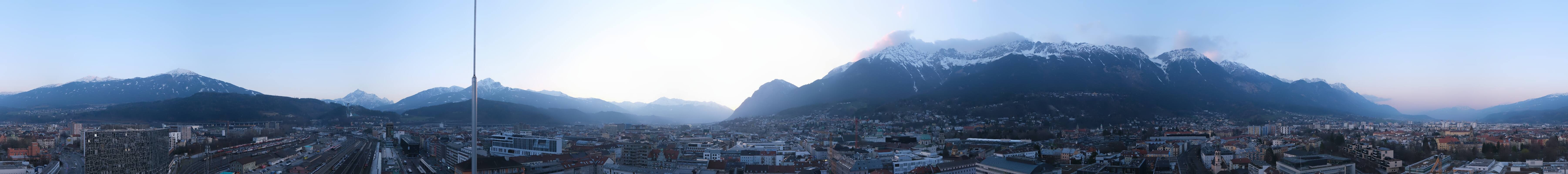 Archiv Foto Webcam Panoramablick - Innsbruck
