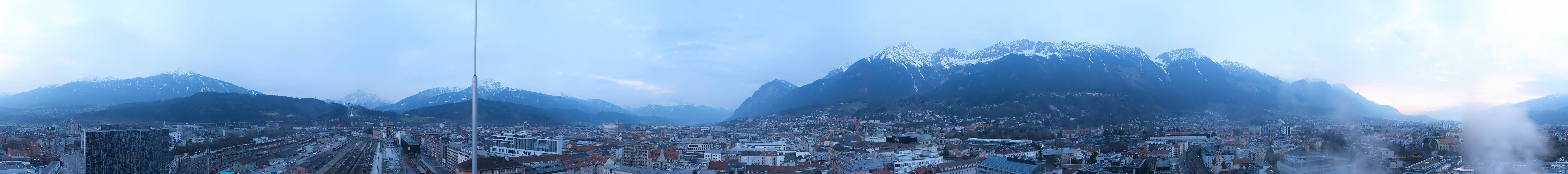 Archiv Foto Webcam Panoramablick - Innsbruck