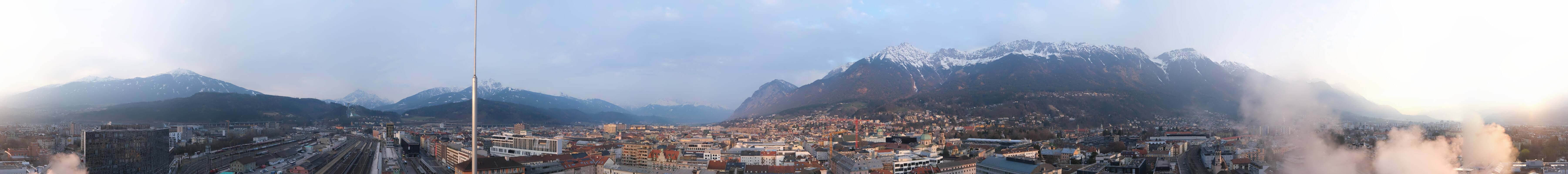 Archiv Foto Webcam Panoramablick - Innsbruck