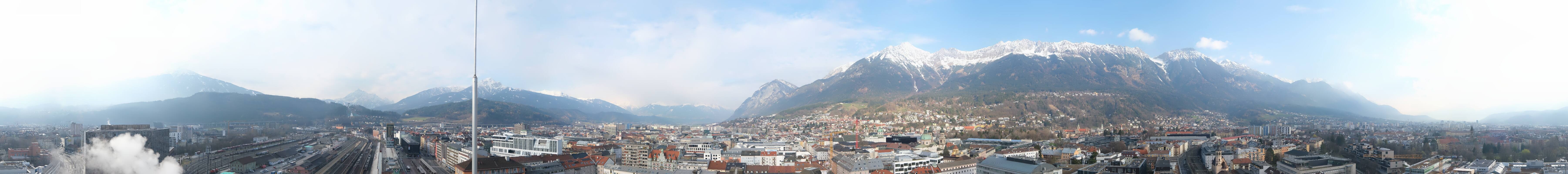 Archiv Foto Webcam Panoramablick - Innsbruck