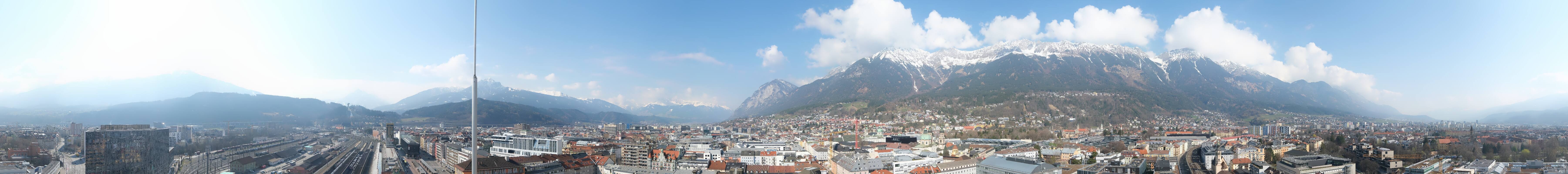 Archiv Foto Webcam Panoramablick - Innsbruck