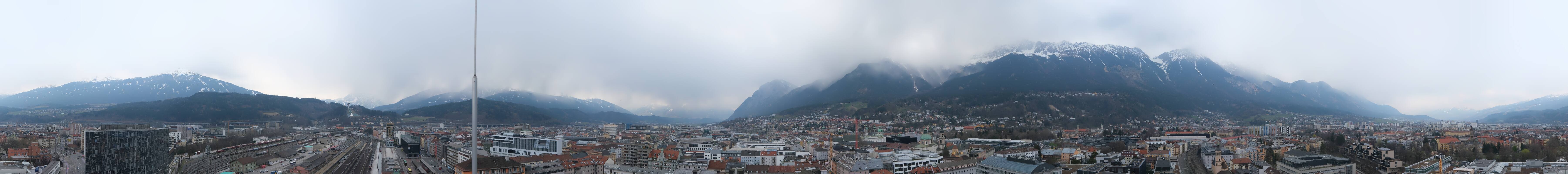Archiv Foto Webcam Panoramablick - Innsbruck