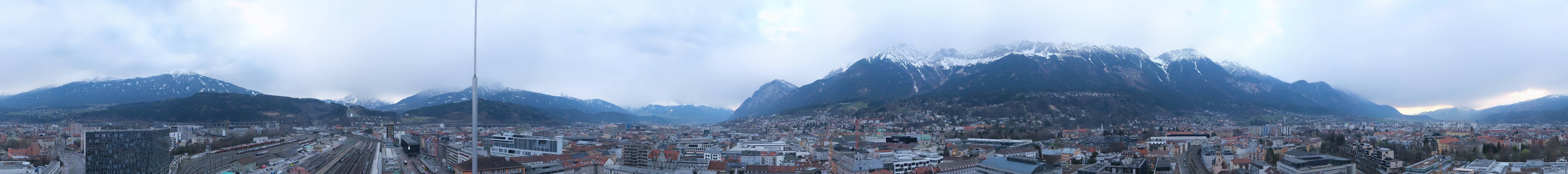 Archiv Foto Webcam Panoramablick - Innsbruck