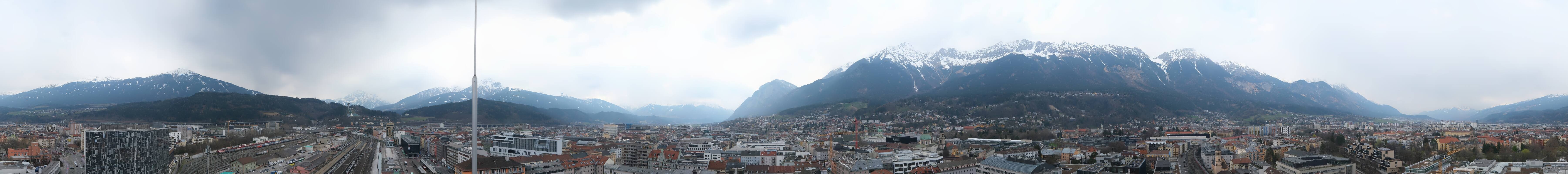 Archiv Foto Webcam Panoramablick - Innsbruck