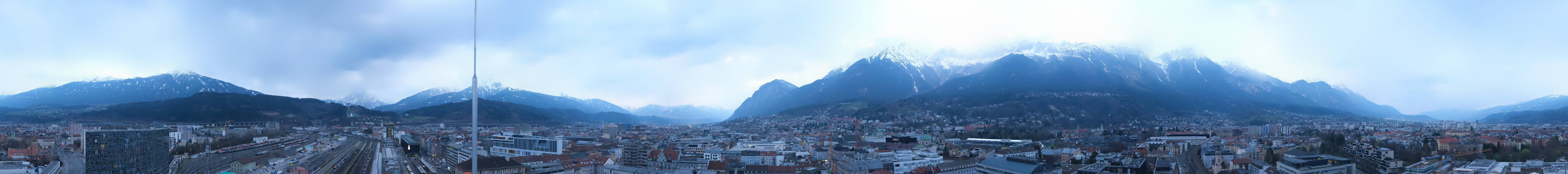 Archiv Foto Webcam Panoramablick - Innsbruck