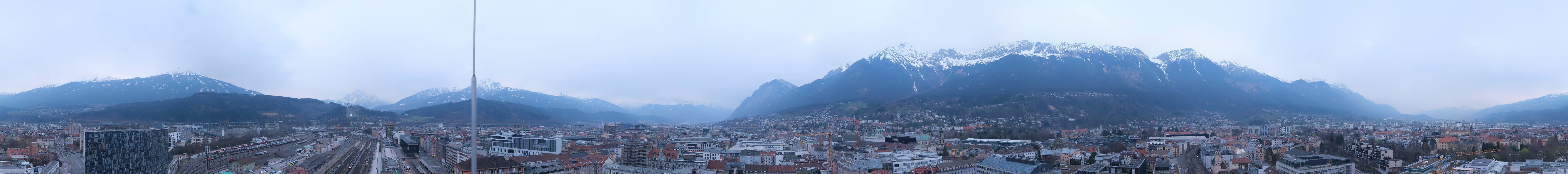 Archiv Foto Webcam Panoramablick - Innsbruck