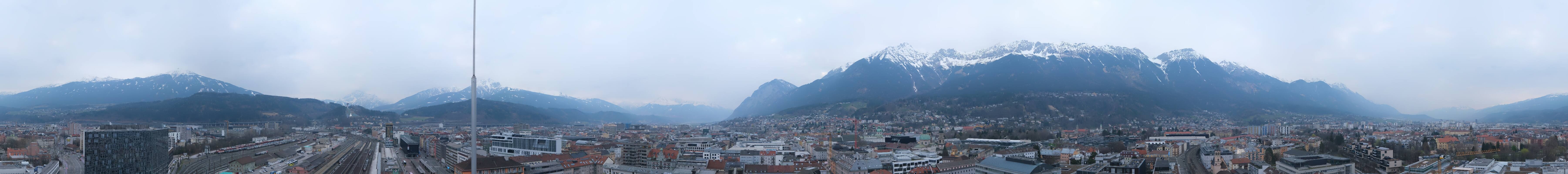 Archiv Foto Webcam Panoramablick - Innsbruck