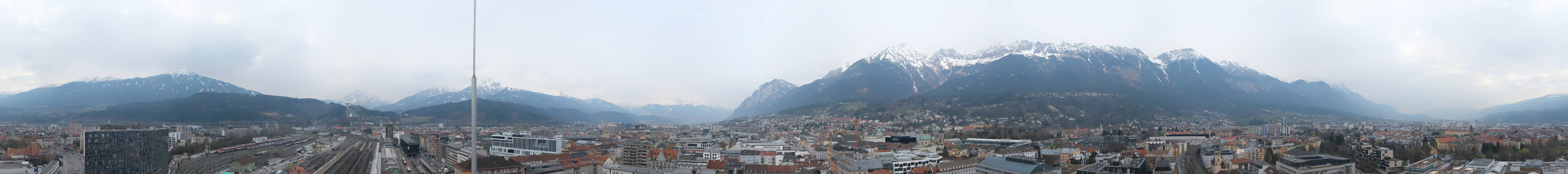 Archiv Foto Webcam Panoramablick - Innsbruck