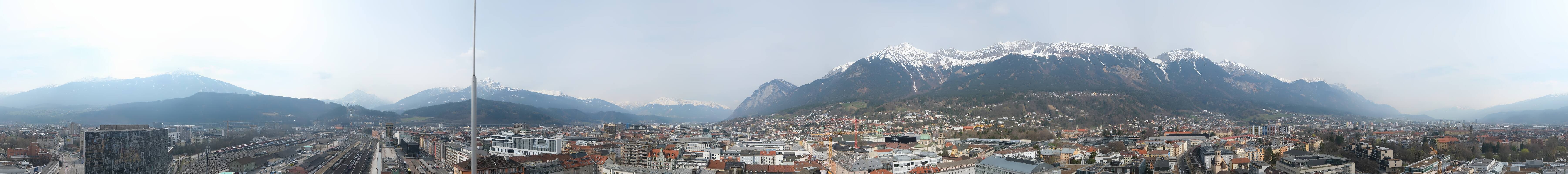 Archiv Foto Webcam Panoramablick - Innsbruck