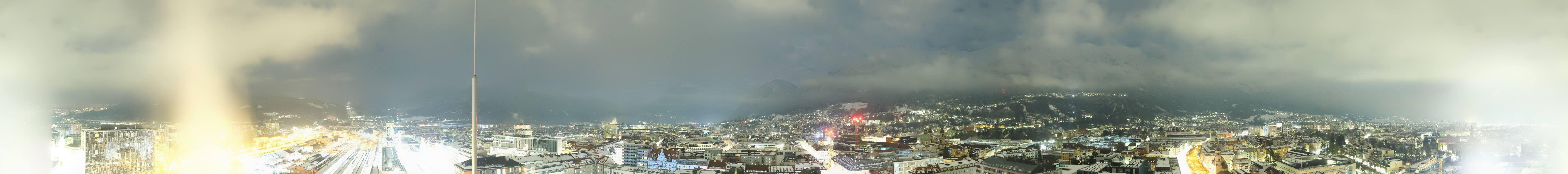 Archiv Foto Webcam Panoramablick - Innsbruck