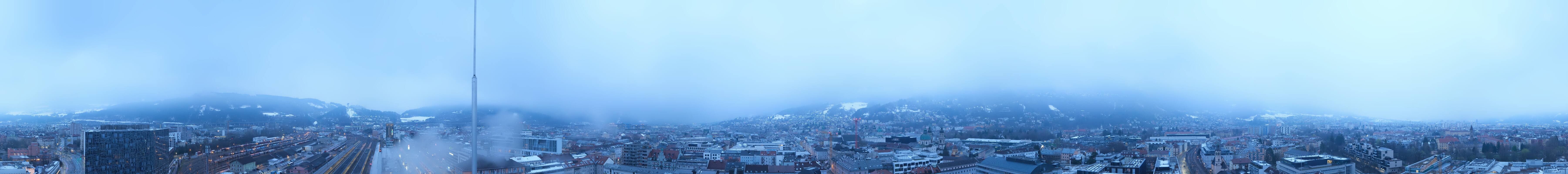Archiv Foto Webcam Panoramablick - Innsbruck