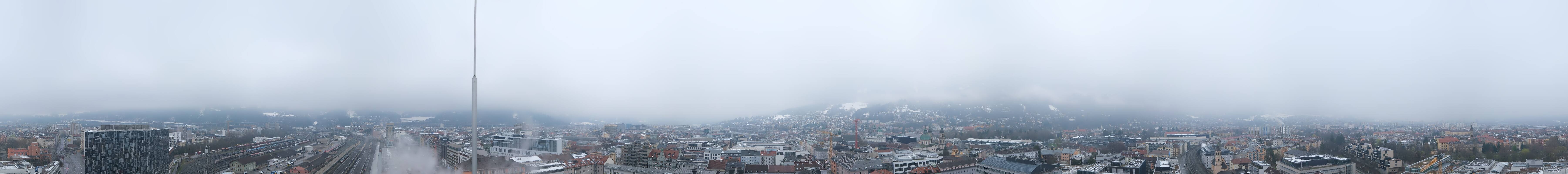 Archiv Foto Webcam Panoramablick - Innsbruck
