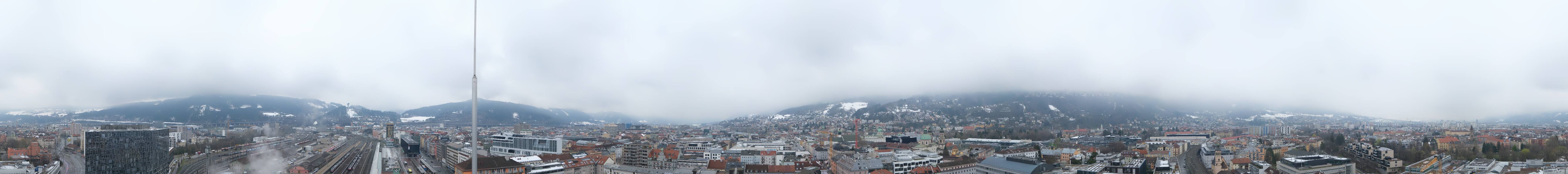 Archiv Foto Webcam Panoramablick - Innsbruck