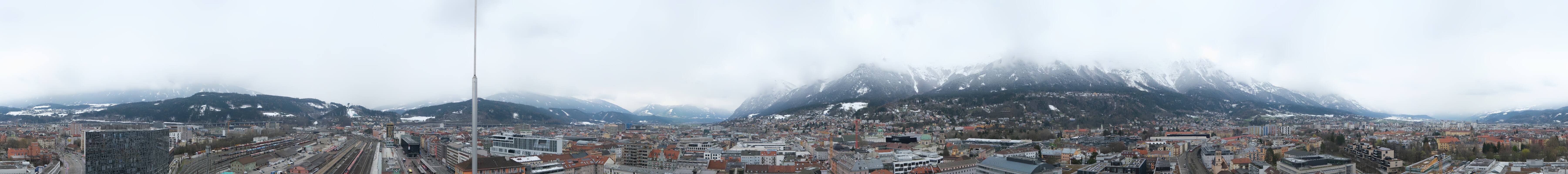 Archiv Foto Webcam Panoramablick - Innsbruck