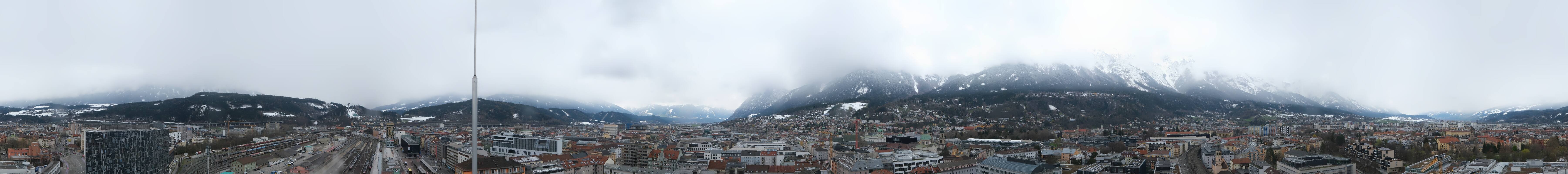 Archiv Foto Webcam Panoramablick - Innsbruck