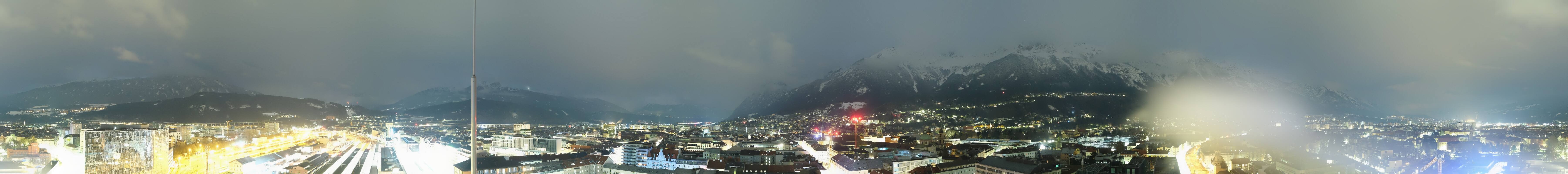Archiv Foto Webcam Panoramablick - Innsbruck