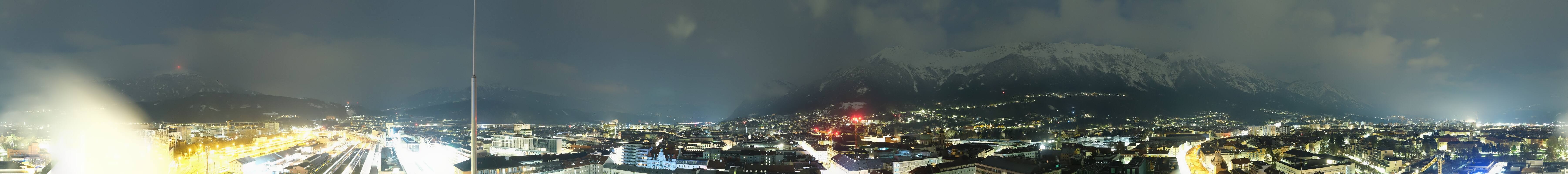 Archiv Foto Webcam Panoramablick - Innsbruck