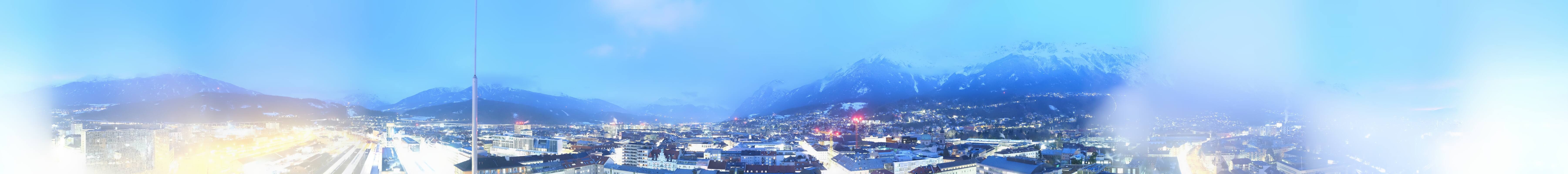 Archiv Foto Webcam Panoramablick - Innsbruck