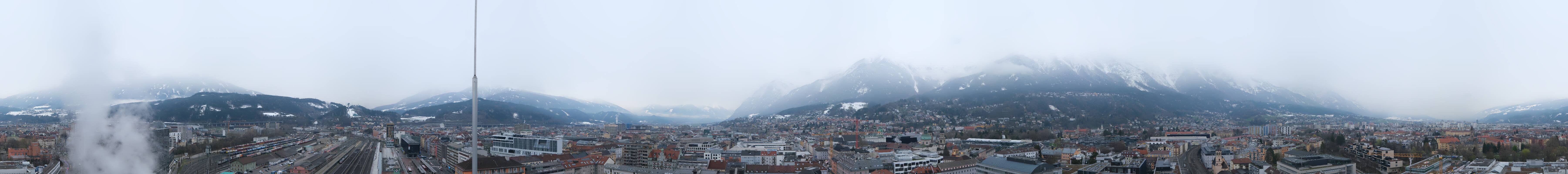 Archiv Foto Webcam Panoramablick - Innsbruck