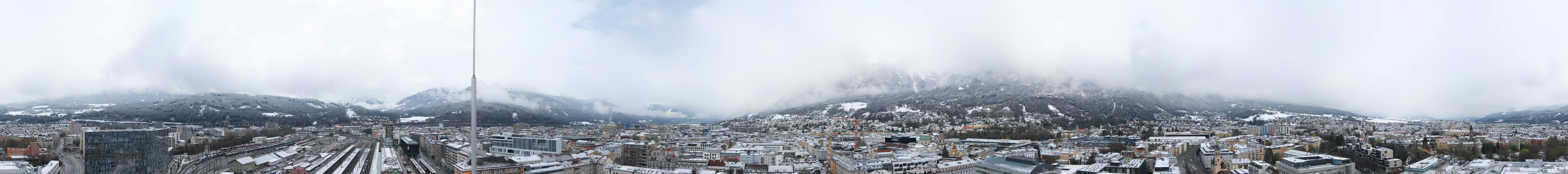 Archiv Foto Webcam Panoramablick - Innsbruck