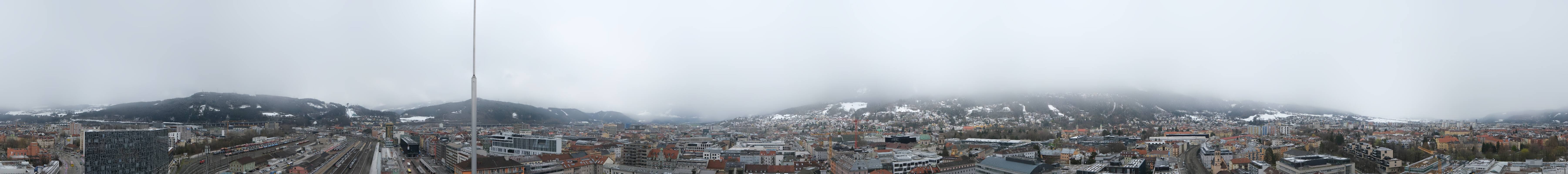 Archiv Foto Webcam Panoramablick - Innsbruck
