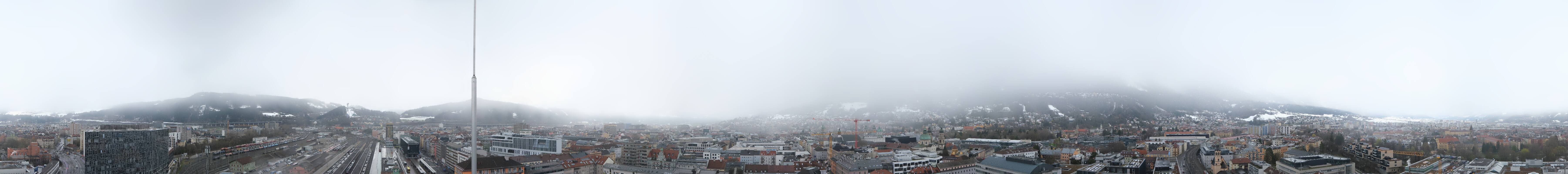 Archiv Foto Webcam Panoramablick - Innsbruck
