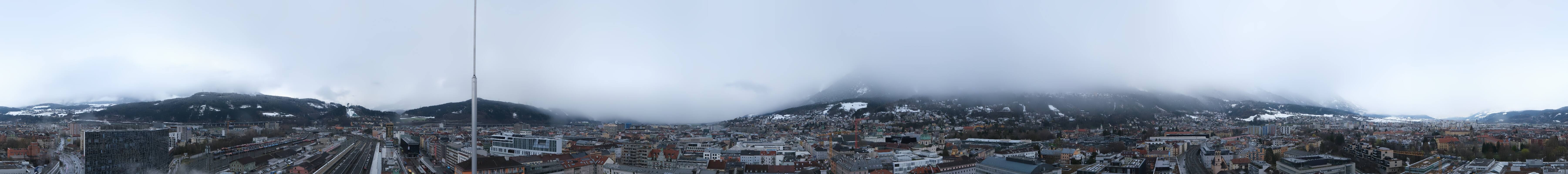 Archiv Foto Webcam Panoramablick - Innsbruck