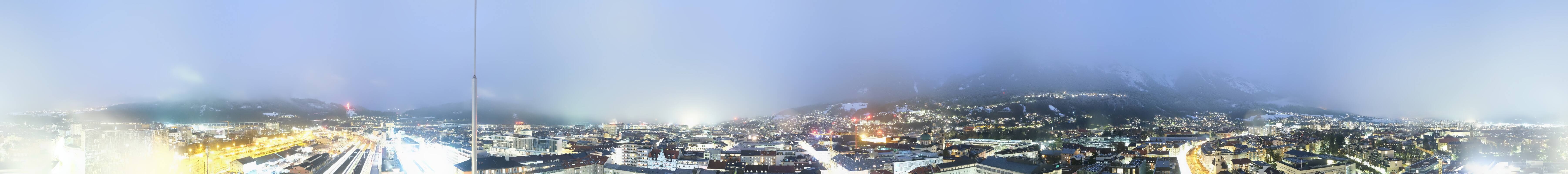 Archiv Foto Webcam Panoramablick - Innsbruck