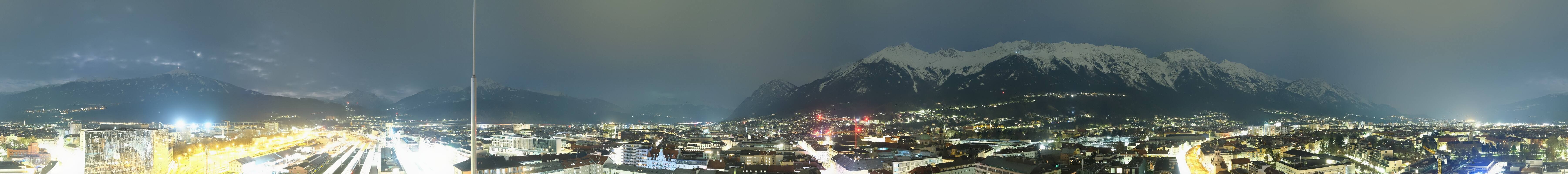 Archiv Foto Webcam Panoramablick - Innsbruck