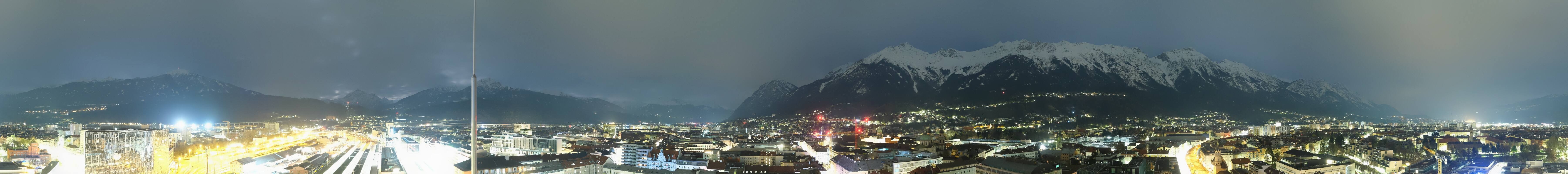 Archiv Foto Webcam Panoramablick - Innsbruck