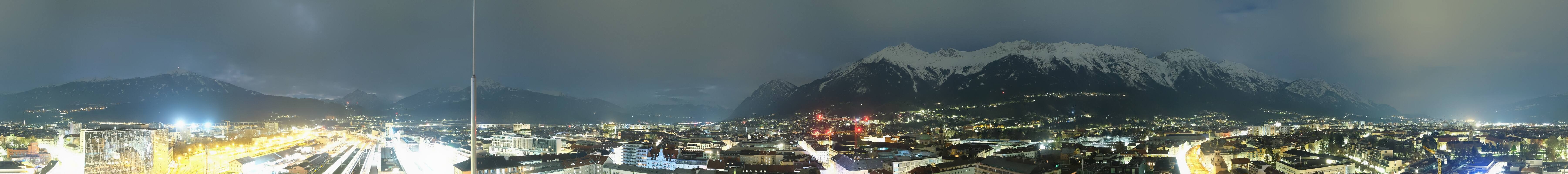 Archiv Foto Webcam Panoramablick - Innsbruck