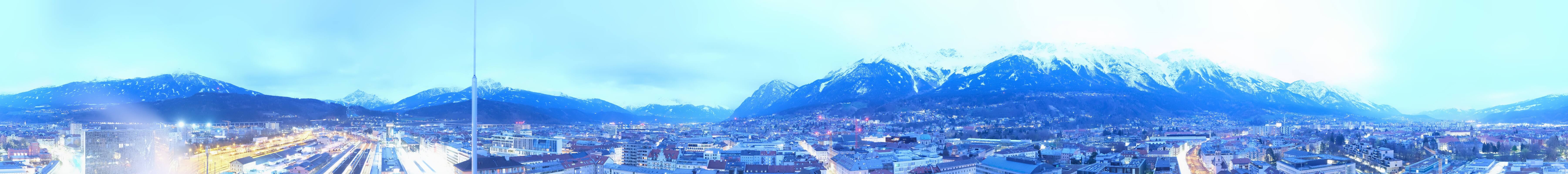 Archiv Foto Webcam Panoramablick - Innsbruck