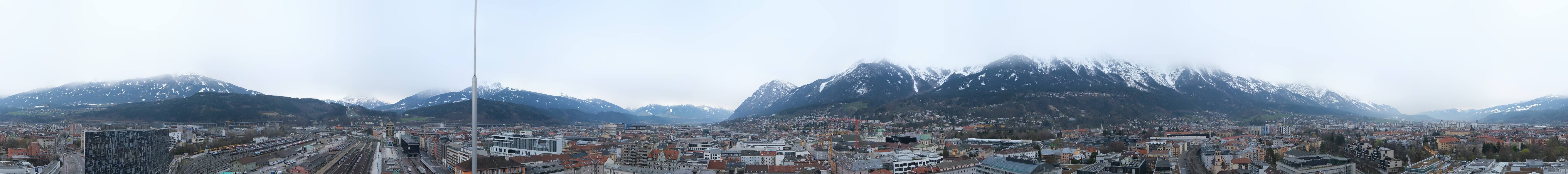 Archiv Foto Webcam Panoramablick - Innsbruck