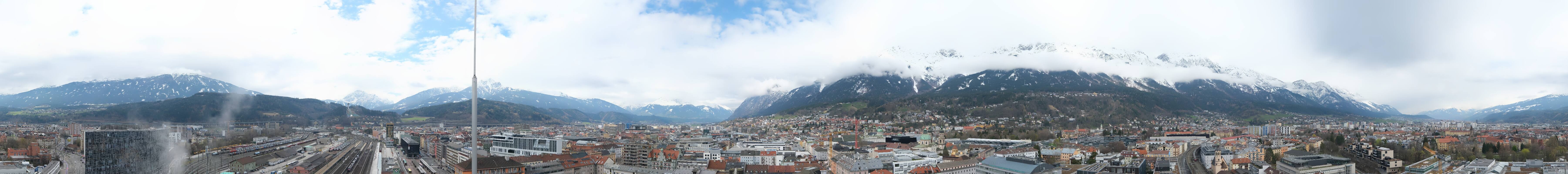 Archiv Foto Webcam Panoramablick - Innsbruck