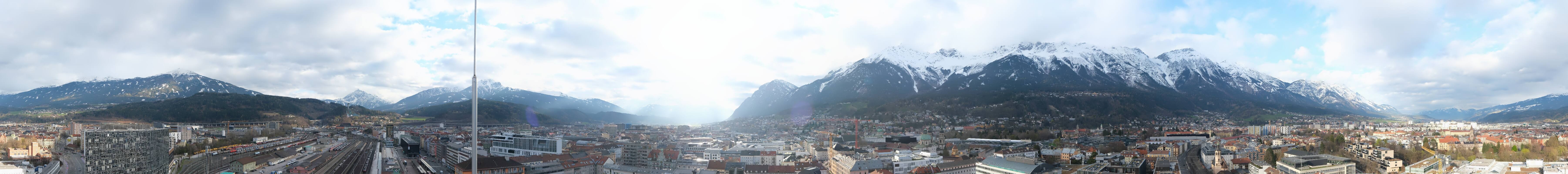 Archiv Foto Webcam Panoramablick - Innsbruck