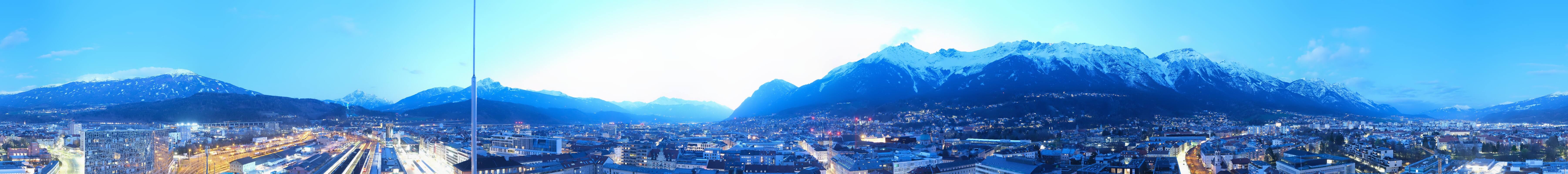 Archiv Foto Webcam Panoramablick - Innsbruck