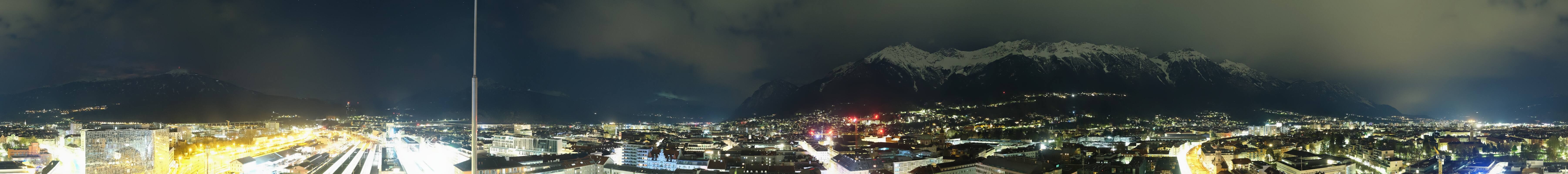 Archiv Foto Webcam Panoramablick - Innsbruck