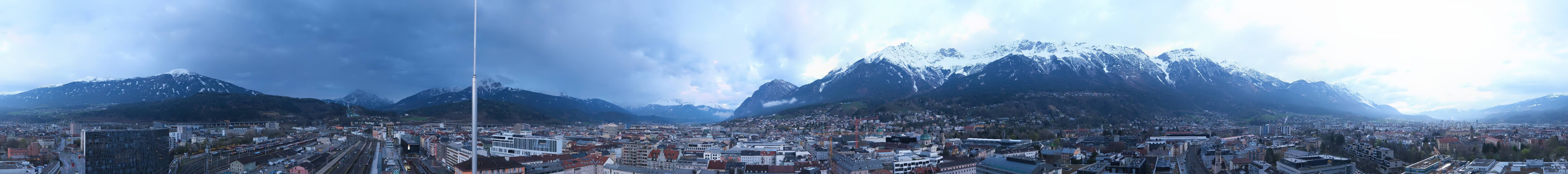 Archiv Foto Webcam Panoramablick - Innsbruck